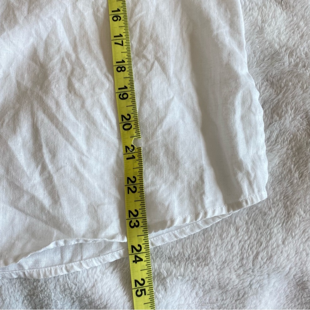 Tommy Bahama Linen Blouse in White | Sz S - Picture 10 of 10